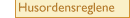 Husordensreglene